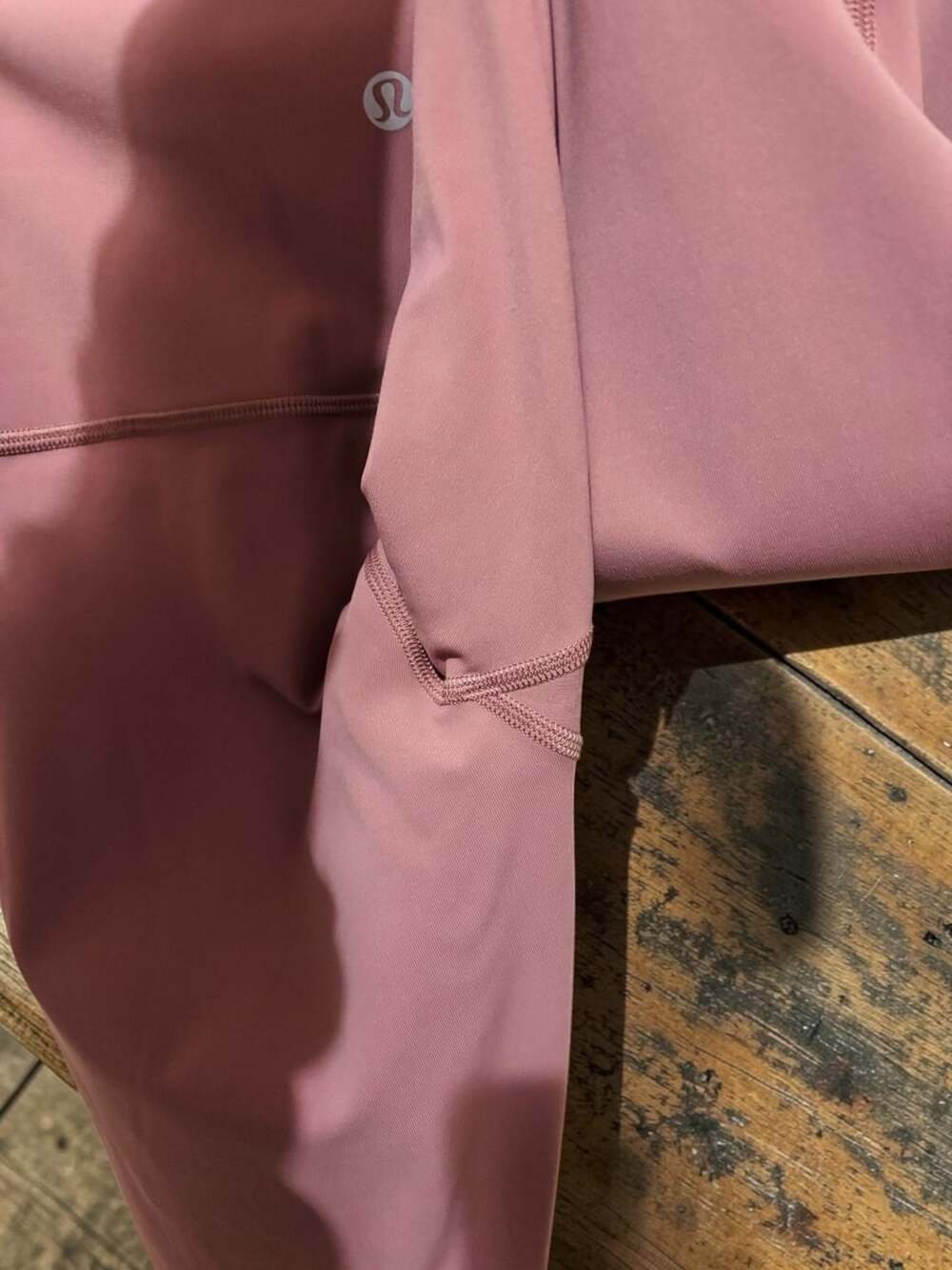 Lululemon Wunder Under Scallop High Rise Crop 23" Pink Size 4 - Picture 13 of 13